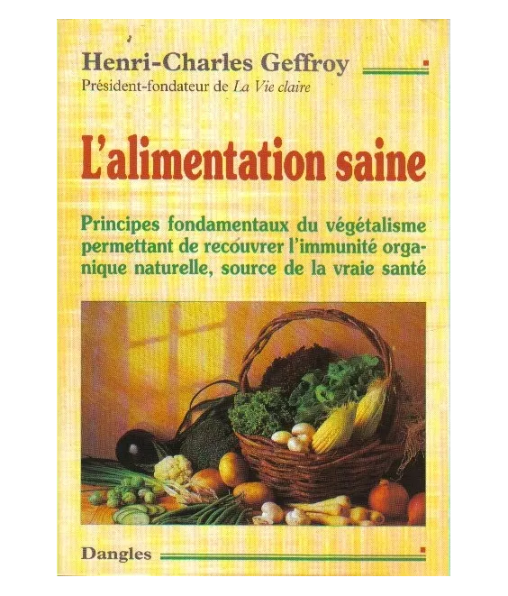 L'alimentation saine.