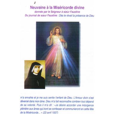 Neuvaine à la Miséricorde divine donnée par le Seigneur à sœur Faustine