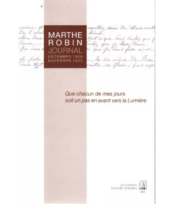 Marthe Robin journal