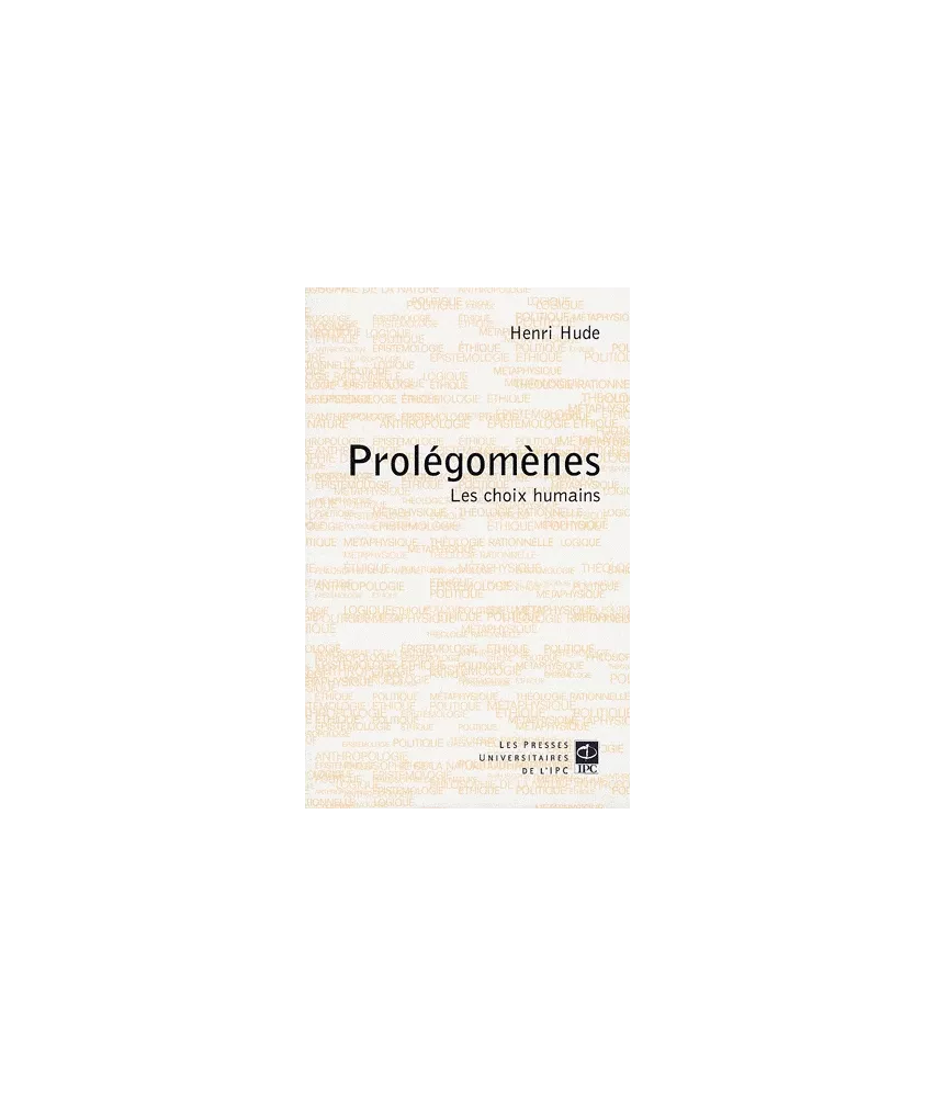 Prolégomènes