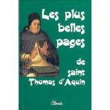 Les plus belles pages de saint Thomas d'Aquin