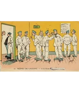 La médecine militaire en cartes postales 1880 - 1930