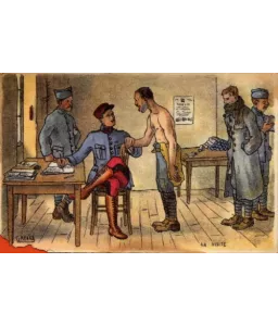 La médecine militaire en cartes postales 1880 - 1930