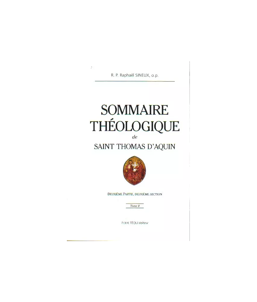 Sommaire théologique de saint Thomas d'Aquin