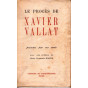 Le procès de Xavier Vallat