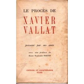 Le procès de Xavier Vallat