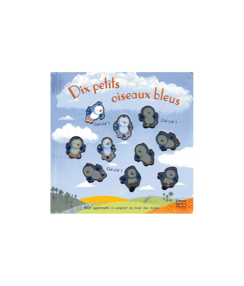 Dix petits oiseaux bleus