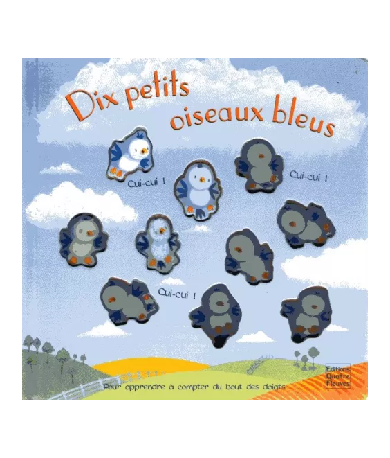 Dix petits oiseaux bleus
