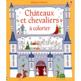 Châteaux et chevaliers à colorier