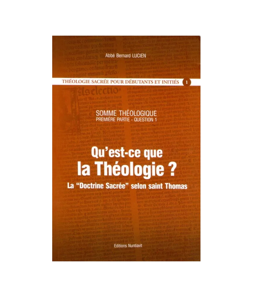 Qu'est-ce que la théologie ?