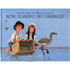 Rose, flamant de Camargue