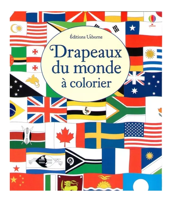 Les drapeaux du monde à colorier