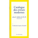 Catalogue des erreurs modernes