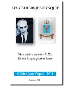 Cahier Jean Vaquié N°1