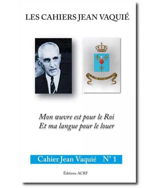 Cahier Jean Vaquié N°1