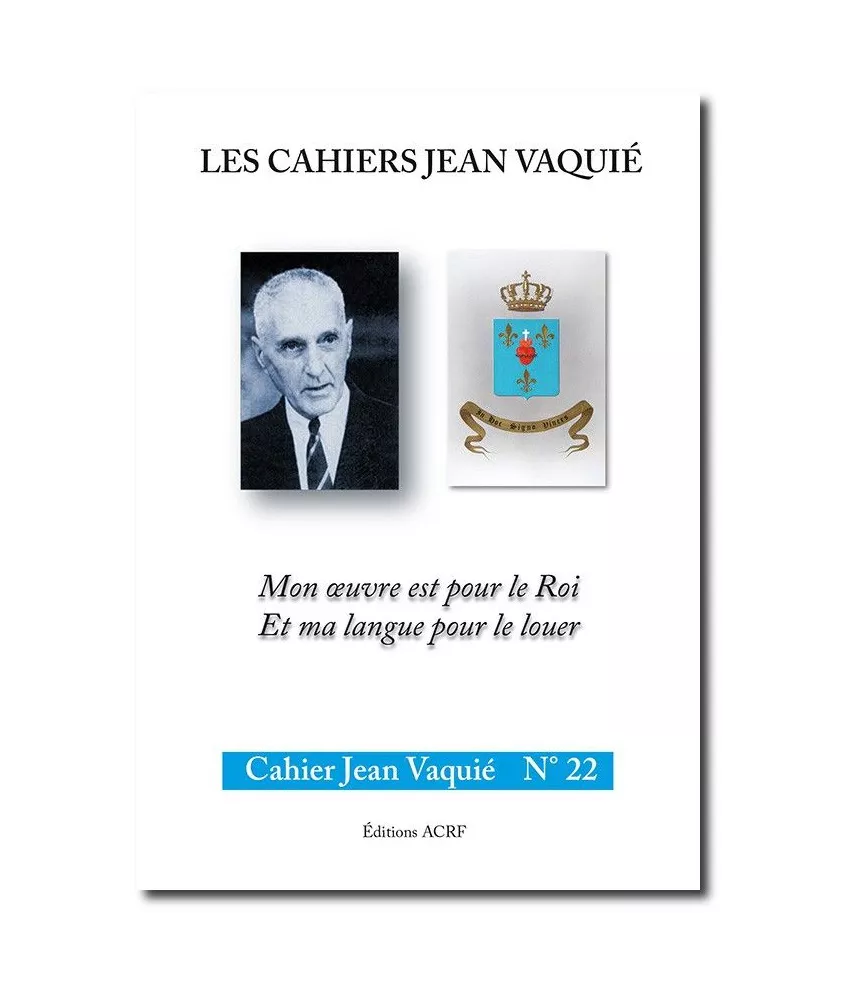 Cahier Jean Vaquié N°22