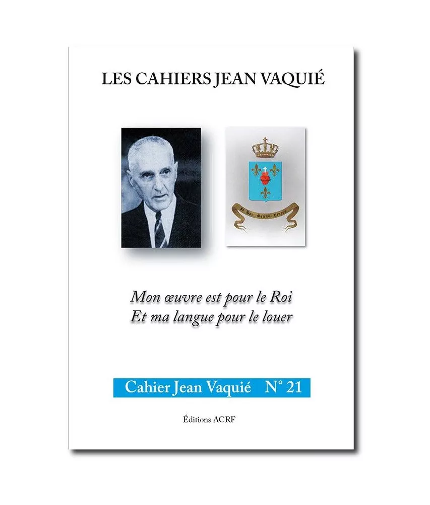 Cahier Jean Vaquié N°21
