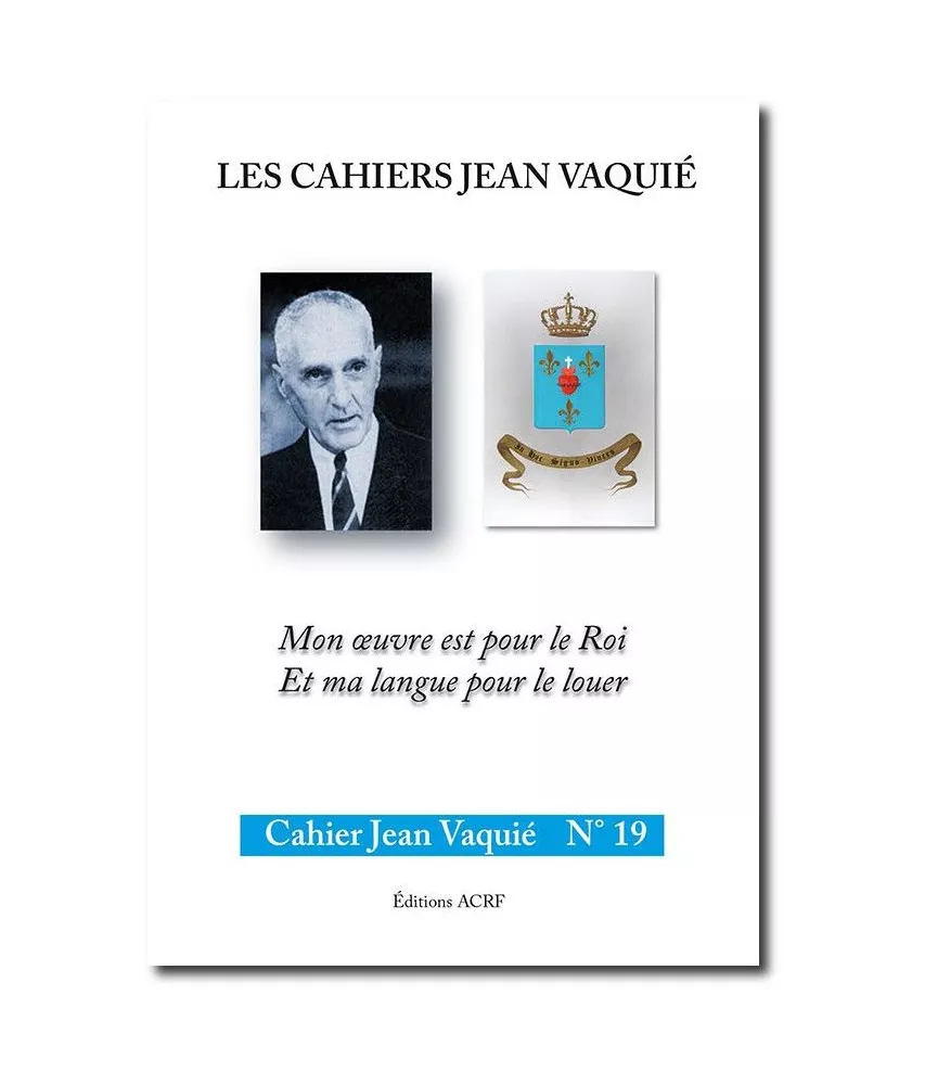 Cahier Jean Vaquié N°19