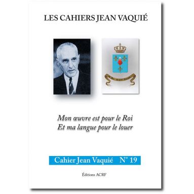 Cahier Jean Vaquié N°19