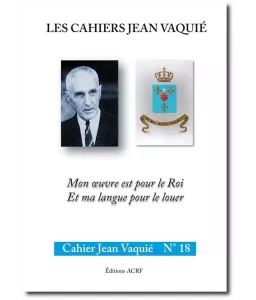 Cahier Jean Vaquié N°18