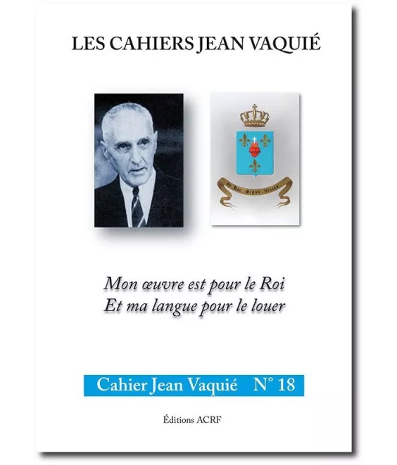 Cahier Jean Vaquié N°18