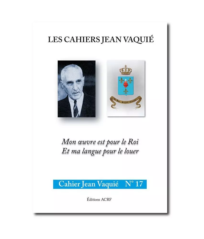 Cahier Jean Vaquié N°17