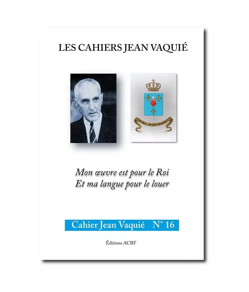 Cahier Jean Vaquié N°16