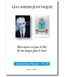 Cahier Jean Vaquié N°14