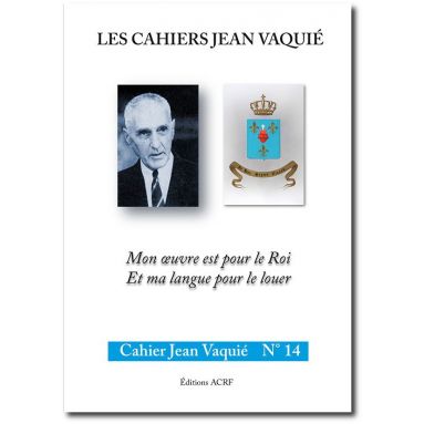 Cahier Jean Vaquié N°14