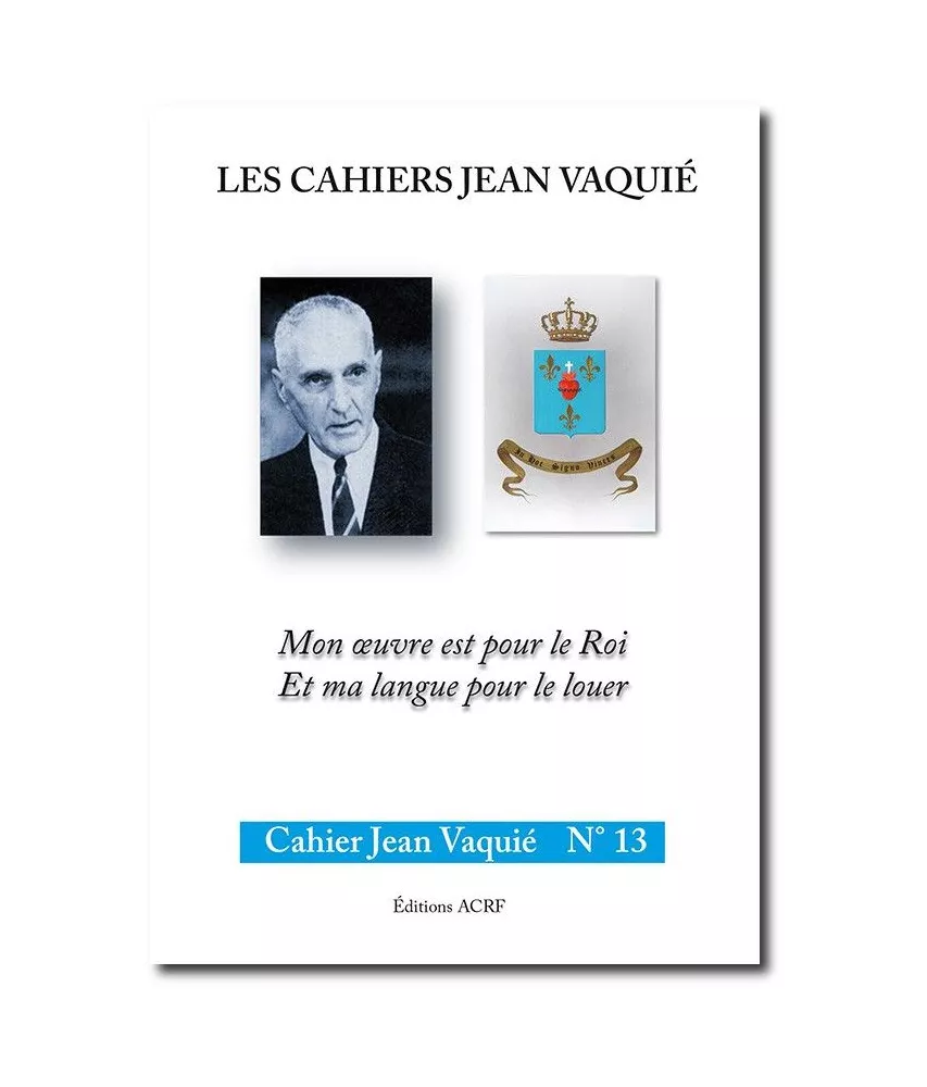 Cahier Jean Vaquié N°13