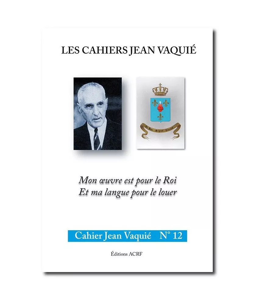 Cahier Jean Vaquié N°12