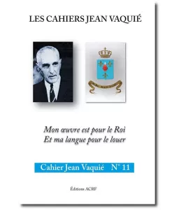 Cahier Jean Vaquié N°11