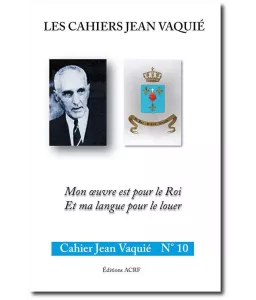 Cahier Jean Vaquié N°10