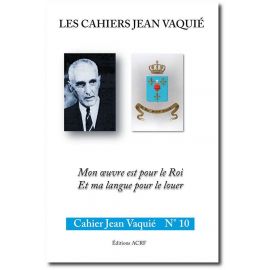 Cahier Jean Vaquié N°10