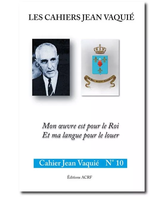 Cahier Jean Vaquié N°10