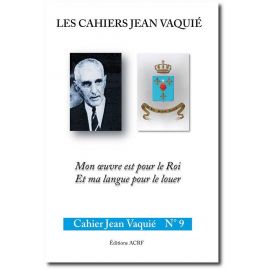 Cahier Jean Vaquié N°9