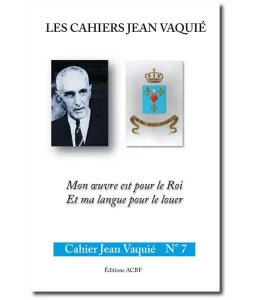 Cahier Jean Vaquié N°7