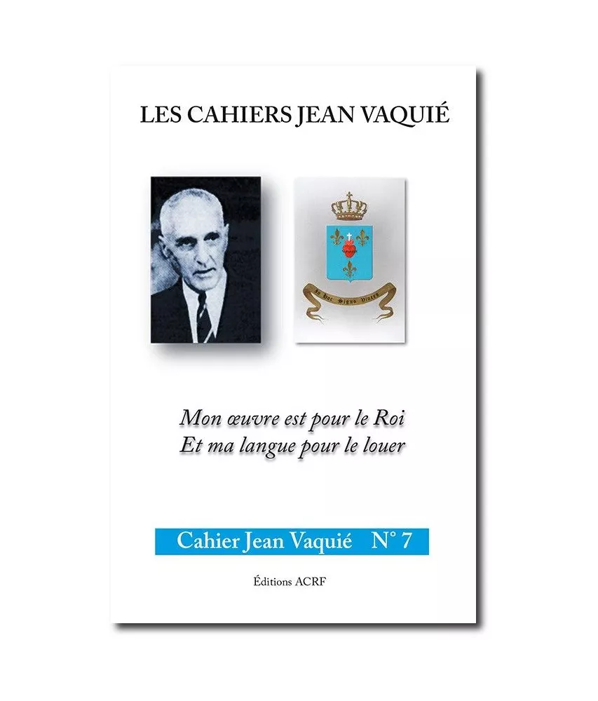 Cahier Jean Vaquié N°7