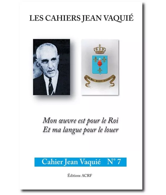 Cahier Jean Vaquié N°7