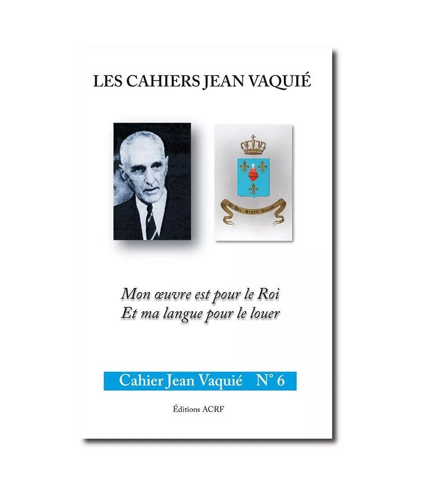 Cahier Jean Vaquié N°6