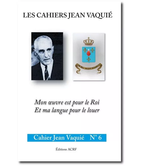 Cahier Jean Vaquié N°6
