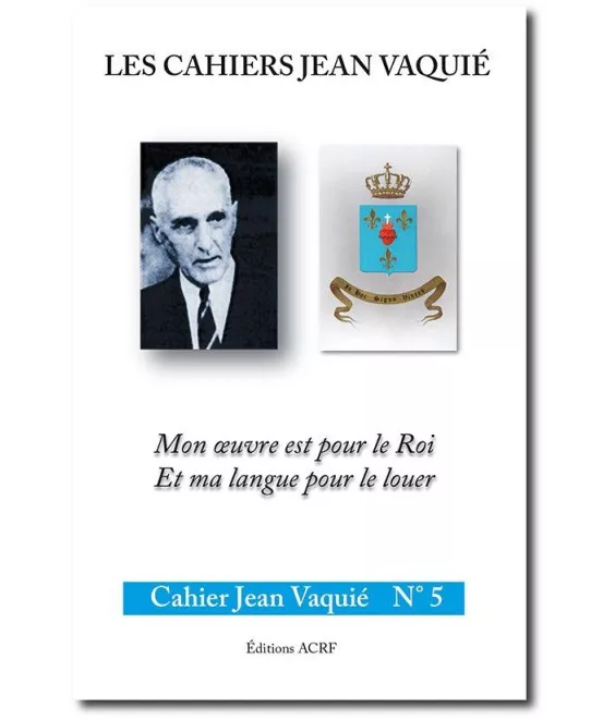 Cahier Jean Vaquié N°5