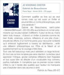Je voudrais EXISTER