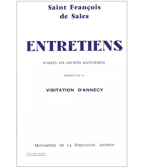 Saint François de Sales - Entretiens