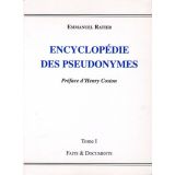 Encyclopédie des Pseudonymes Tome 1