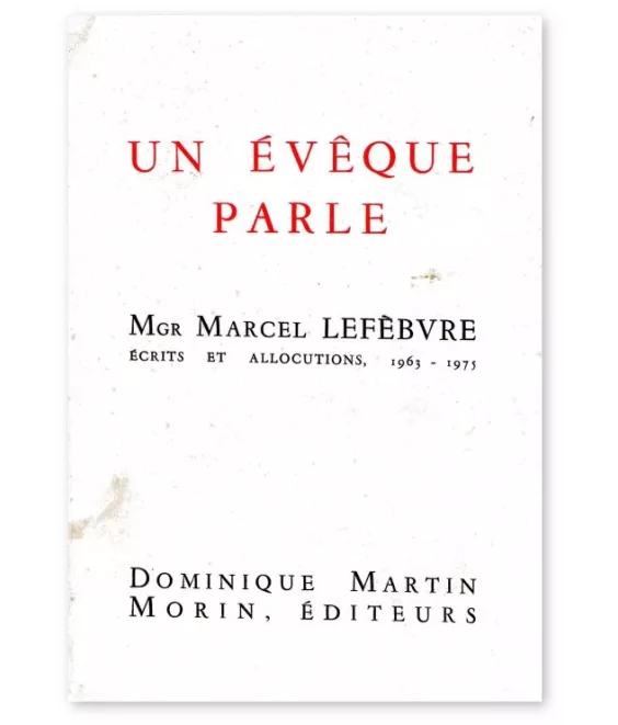 Un évêque parle