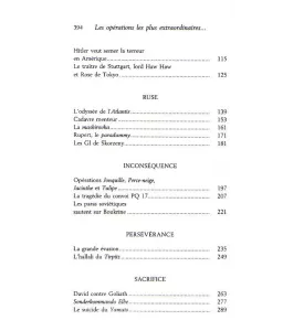 Claude Quetel - Les opérations les plus extraordinaires de la Seconde Guerre mondiale