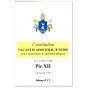 S.S. Pie XII - Constitution Vacantis Apostolicae Sedis sur l'élection du Pontife romain