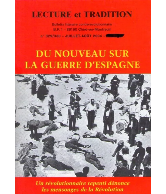 Lecture et Tradition - Du nouveau sur la Guerre d'Espagne