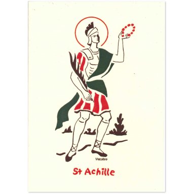 Bénédictines de Vénières - Carte double Achille saint